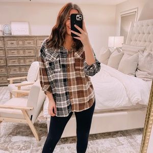 Oversized flannel L